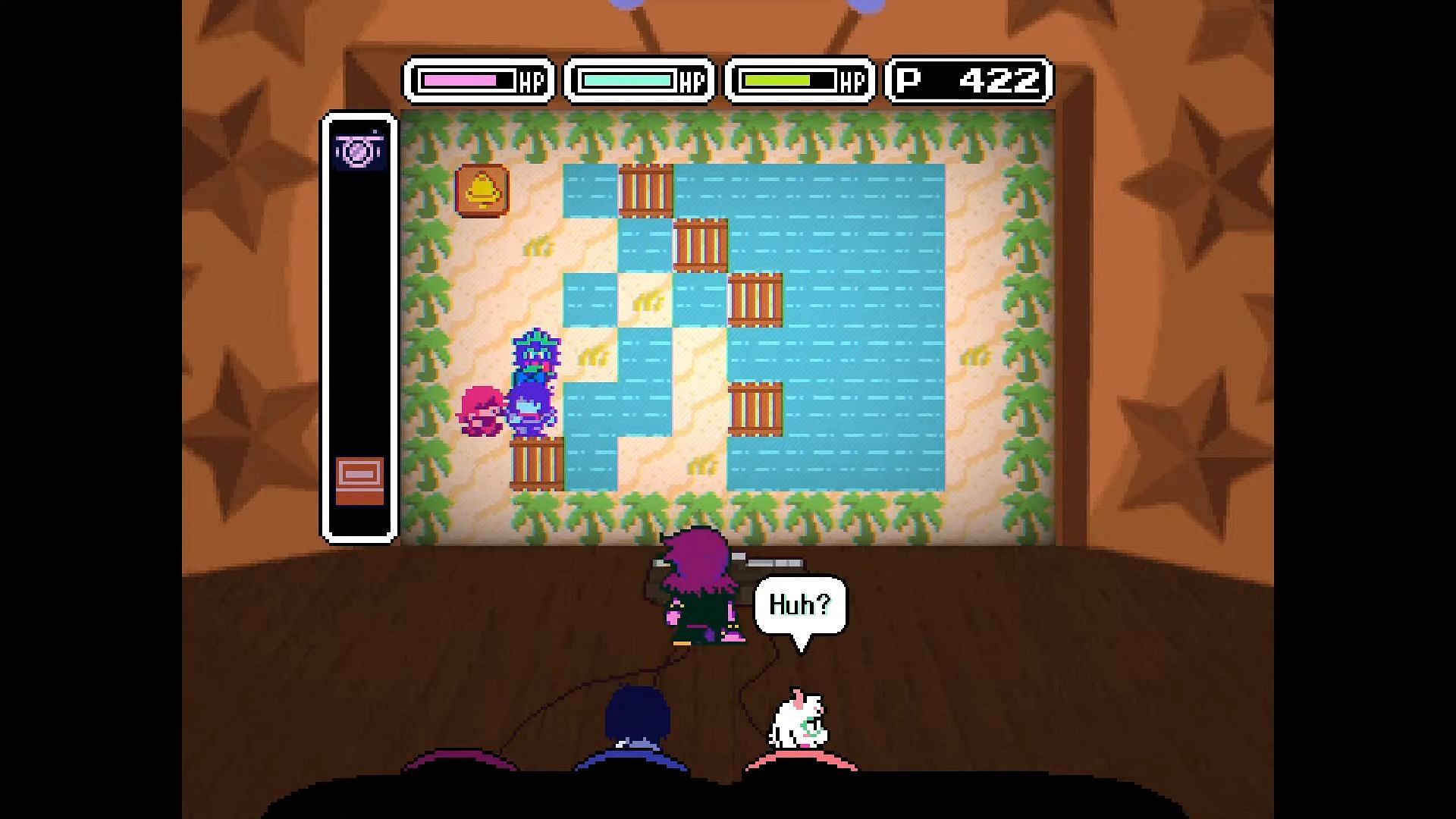 Clue: A flower torn in half! I wonder who took it... the photo, I mean (Image via Toby Fox || YouTube/Go Galactic!)